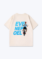 Evenepoel Oversized Shirt - Beige Back (Designed)