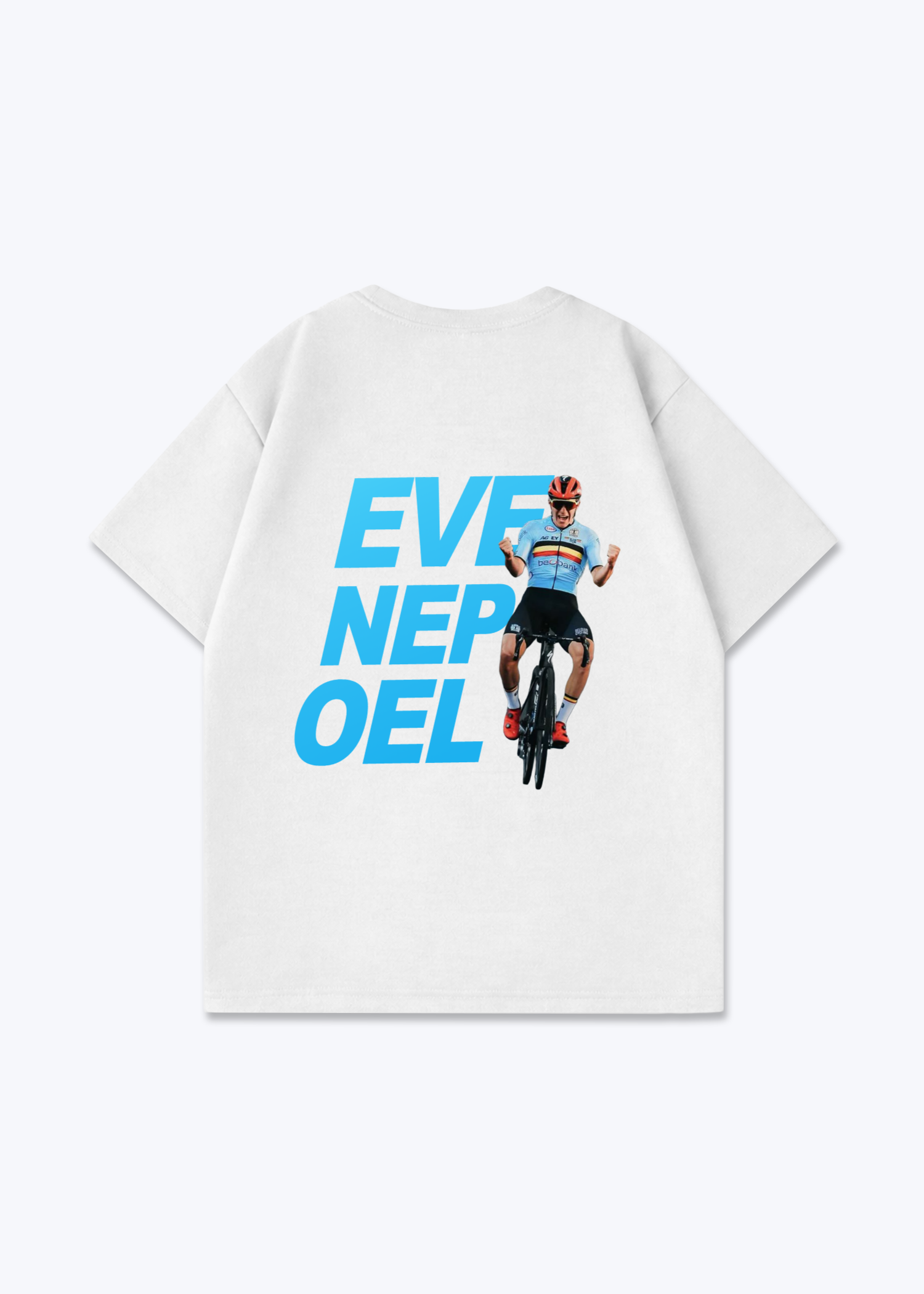 Evenepoel Oversized Shirt - White Back (Designed)