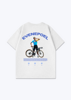 Evennepoel triple  Oversized Shirt - White Back (Designed)