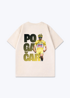 Pogačar Oversized Shirt - Beige Back (Designed)