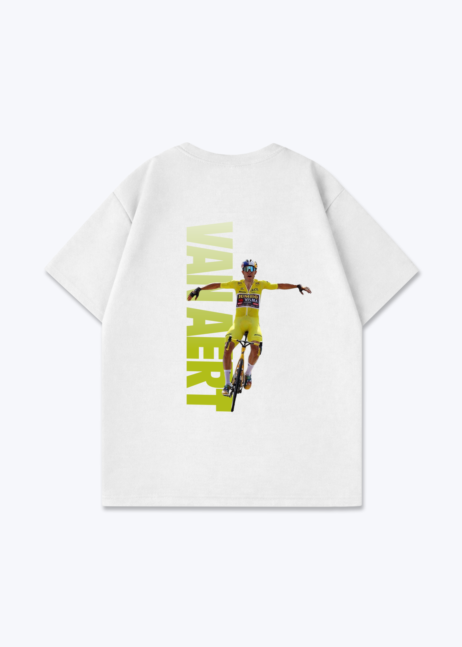Van Aert Fly Oversized Shirt - White Back (Designed)