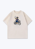 Philipsen Bär Oversized Shirt - Beige Front (Designed)