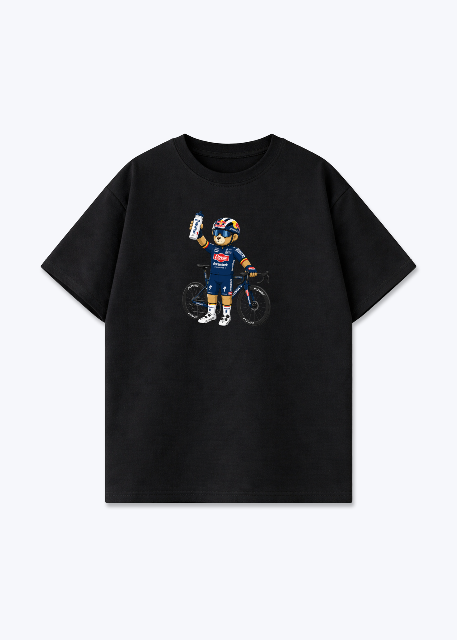 Philipsen Bär Oversized Shirt - Black Front (Designed)