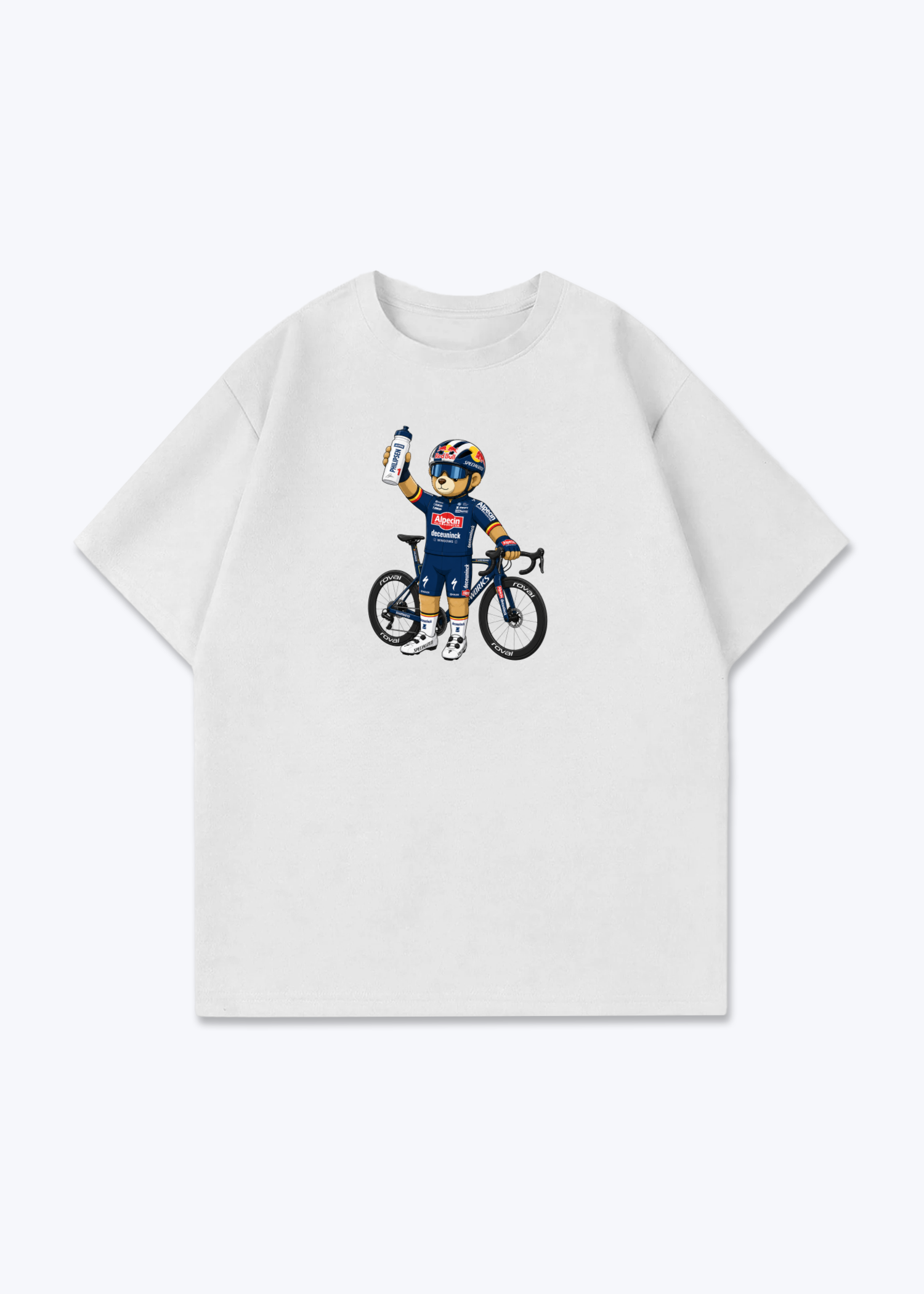 Philipsen Bär Oversized Shirt - White Front (Designed)