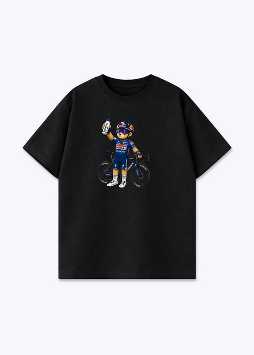 Evenpoel Bär Oversized Shirt - Black Front (Designed)