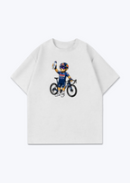 Evenpoel Bär Oversized Shirt - White Front (Designed)