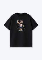 Pogačar Bär Oversized Shirt - Black Front (Designed)