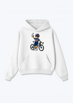 Evenpoel Bär Oversized Hoodie - White Front (Designed)