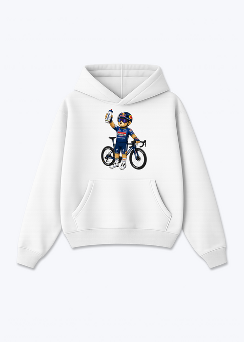 Evenpoel Bär Oversized Hoodie - White Front (Designed)