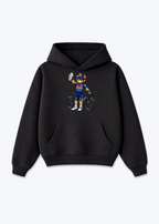 Evenpoel Bär Oversized Hoodie - Black Front (Designed)