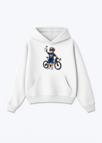 Philipsen Bär Oversized Hoodie - White Front (Designed)