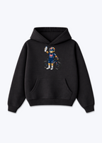 Philipsen Bär Oversized Hoodie - Black Front (Designed)