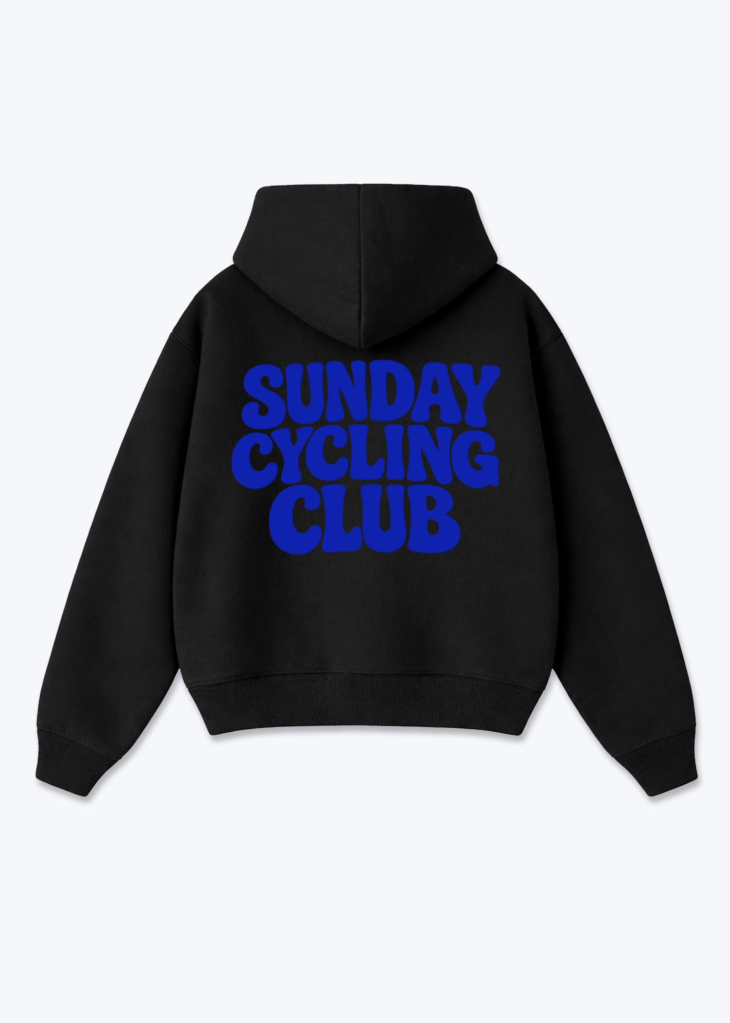 Sunday Cycling Club Oversized Hoodie - Black Back (Designed)