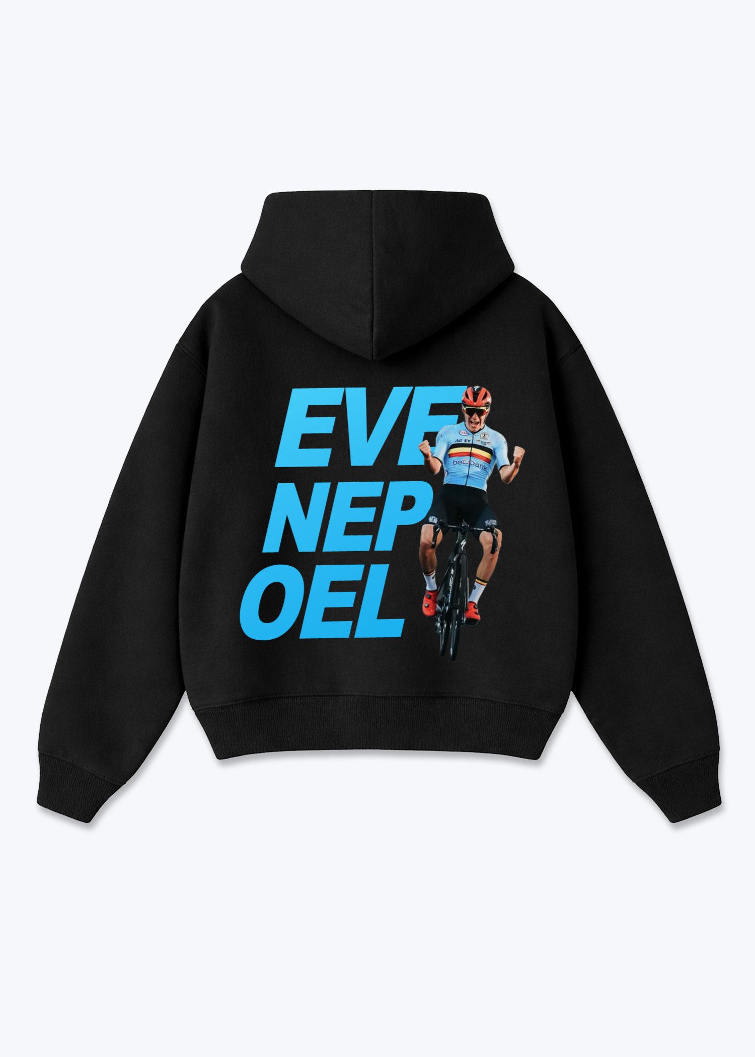 Evenepoel Oversized Hoodie - Black Back (Designed)