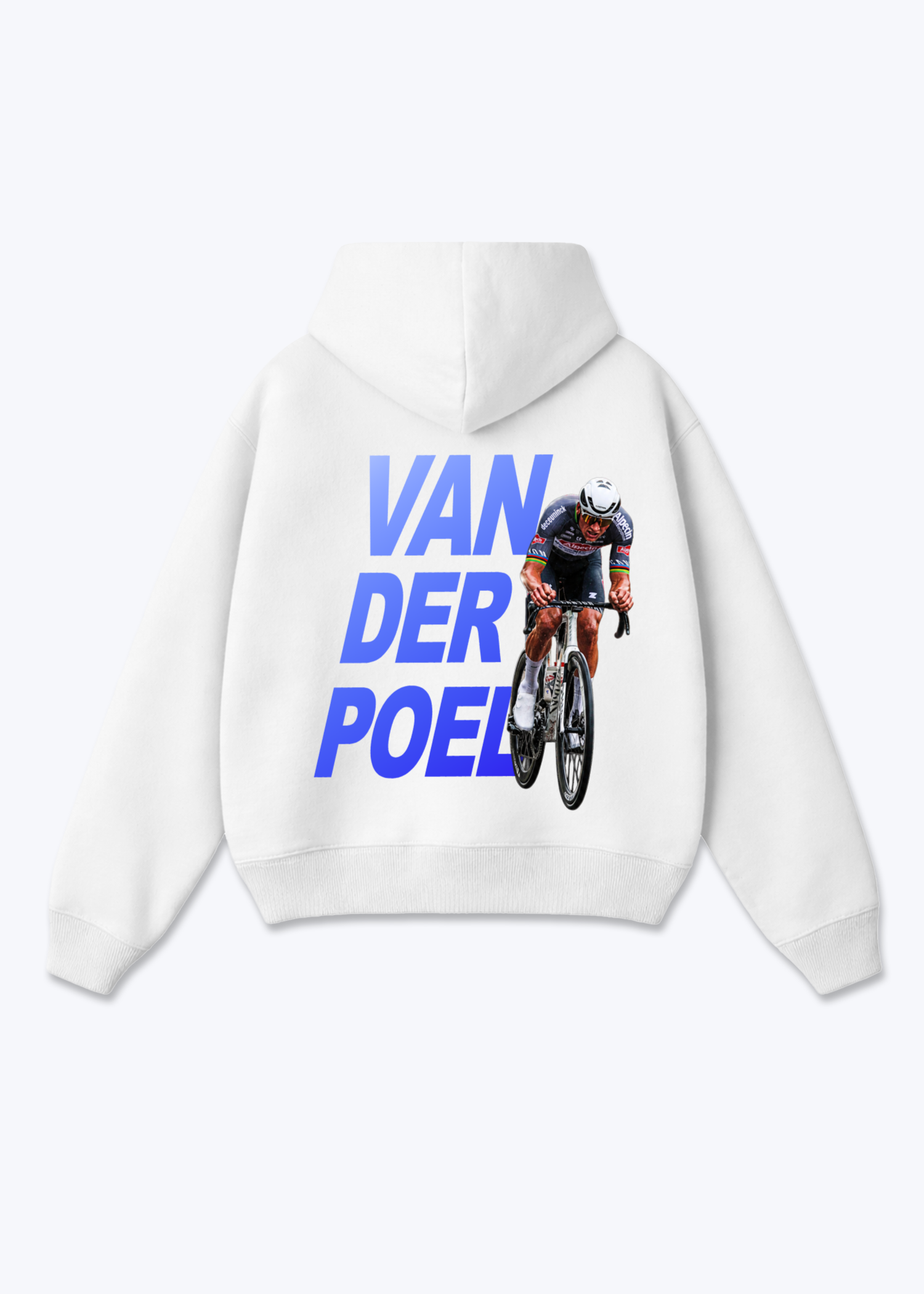 Van Der Poel Oversized Hoodie - White Back (Designed)