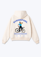 Evenepoel Triple Oversized Hoodie - Beige Back (Designed)