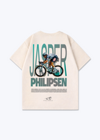 Jasper Philipsen Race Oversized Shirt - Beige Back (Designed)