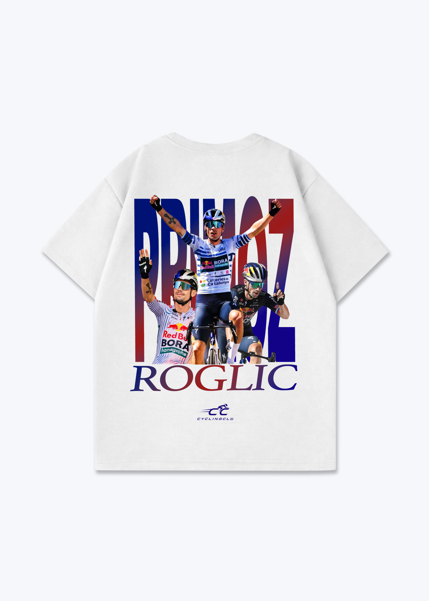 Roglic Oversized Shirt - White Back (Designed)