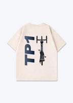 TP1 Oversized Shirt - Beige Back (Designed)