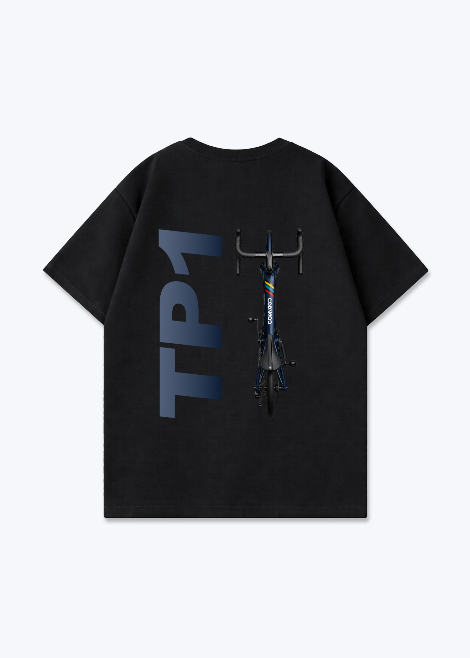 TP1 Oversized Shirt - Black Back (Designed)