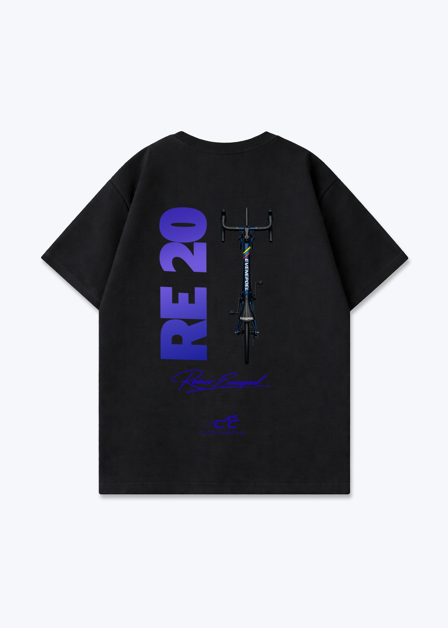 RE20  Oversized Shirt - Black Back (Designed)