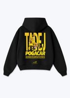 Tadej Pogacar Bike Oversized Hoodie - Black Back (Designed)