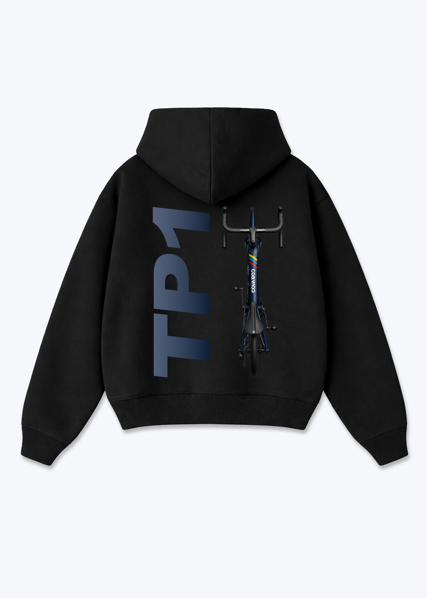 TP1 Oversized Hoodie - Black Back (Designed)