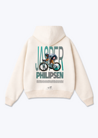 Jasper Philipsen Race Oversized Hoodie - Beige Back (Designed)