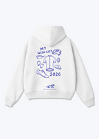 My Wish list 2026 Oversized Hoodie - White Back (Designed)