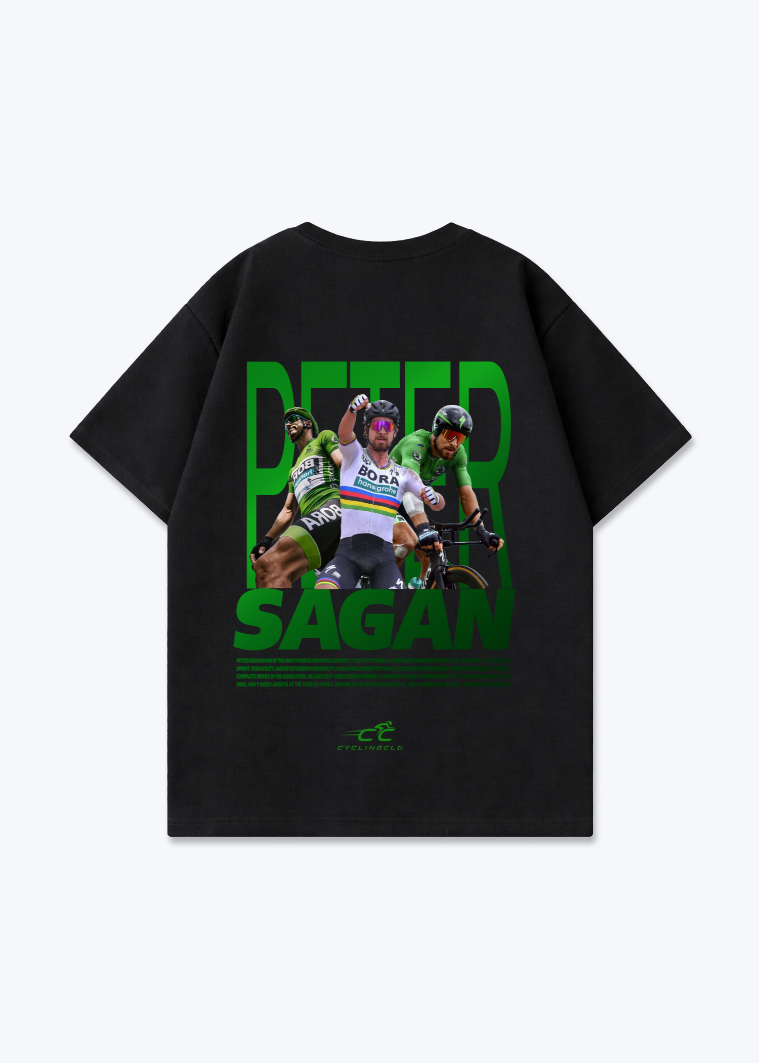 Peter Sagan Oversized Shirt - Black Back (Designed)