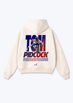 Tom Oidcock Oversized Hoodie - Beige Back (Designed)