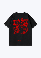 Sunday Riding Oversized Shirt - Black Back (Designed)