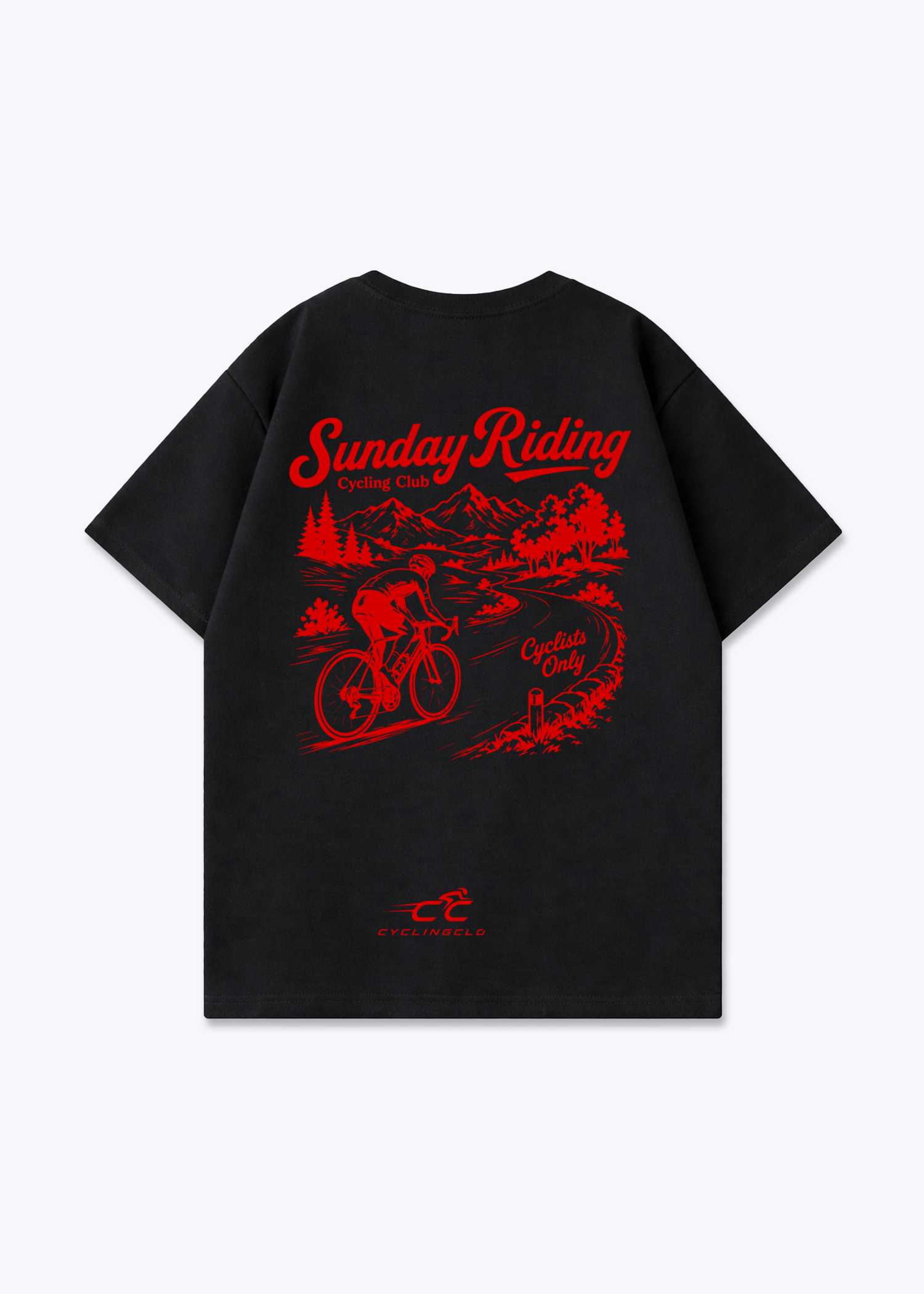 Sunday Riding Oversized Shirt - Black Back (Designed)