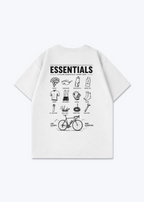 Cycling Essentials Oversized Shirt - White Back (Designed)