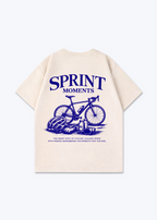 Sprint Moments Oversized Shirt - Beige Back (Designed)