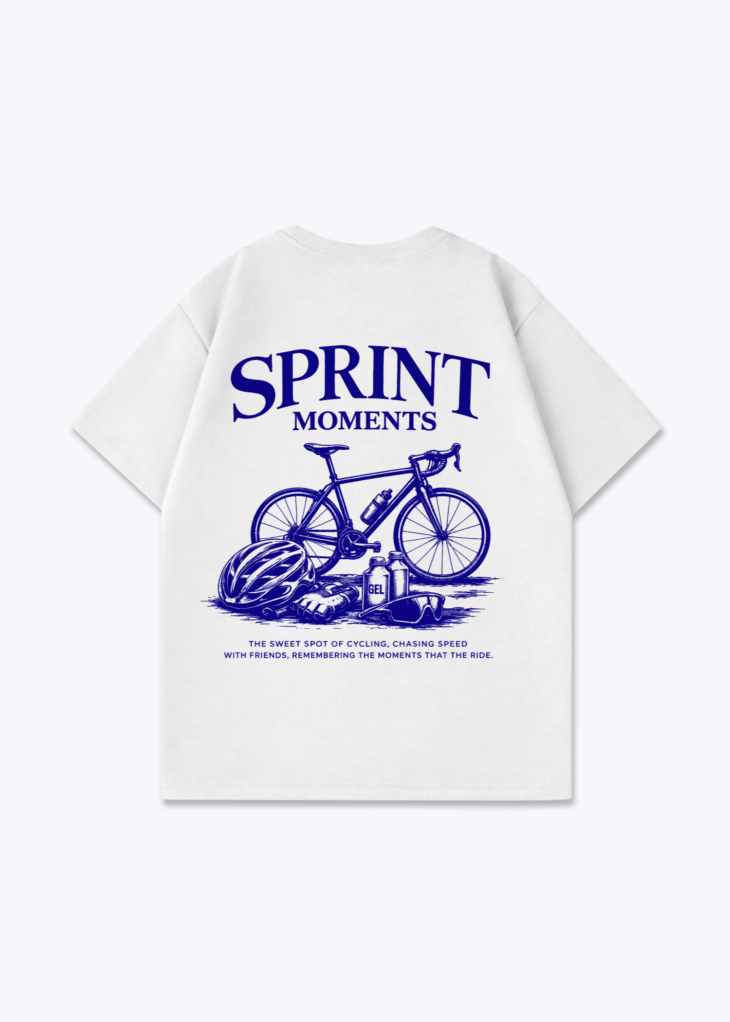 Sprint Moments Oversized Shirt - White Back (Designed)