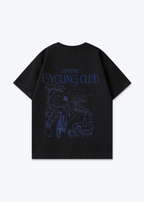 Sunshine day Cycling Club Oversized Shirt - Black Back (Designed)